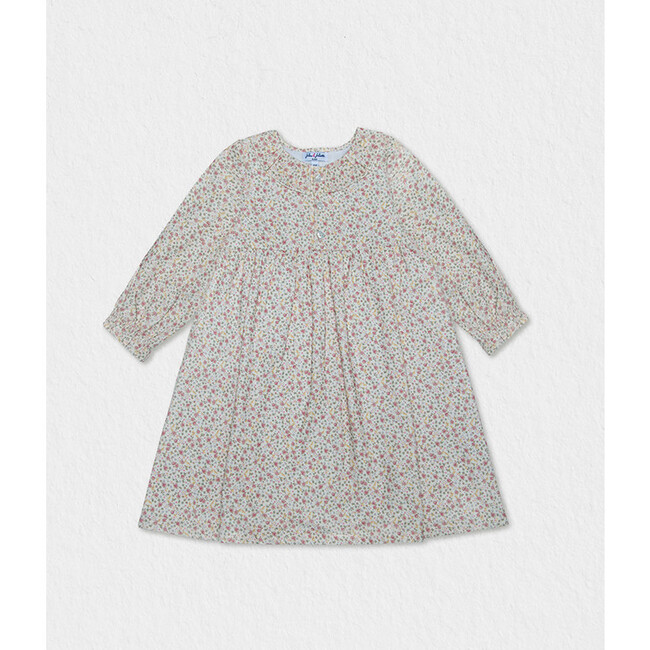 Dalida Dress, Flowery Pink