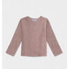 Cloe T-shirt, Pink Glitter - T-Shirts - 1 - thumbnail