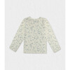 Cloe T-shirt, White Blue Bird - T-Shirts - 2