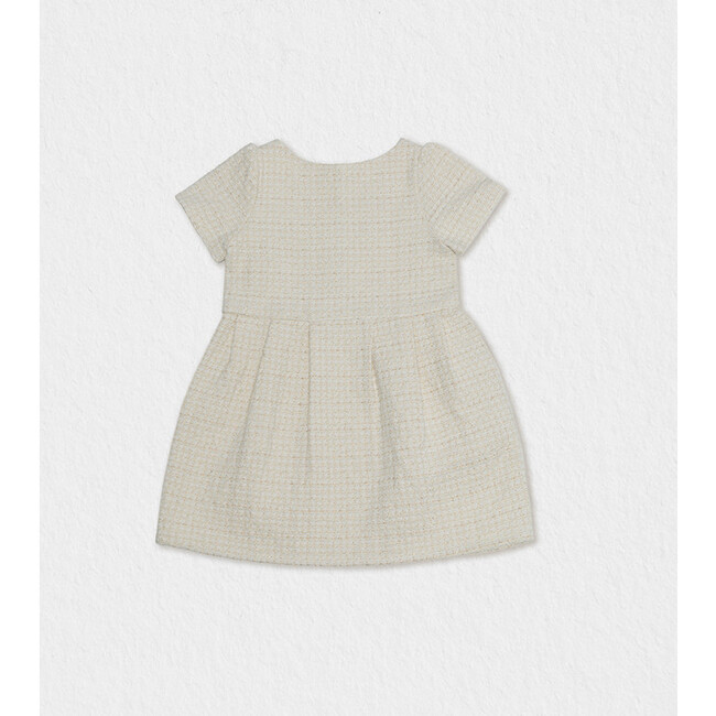 Cendy Dress, Off-White Gold