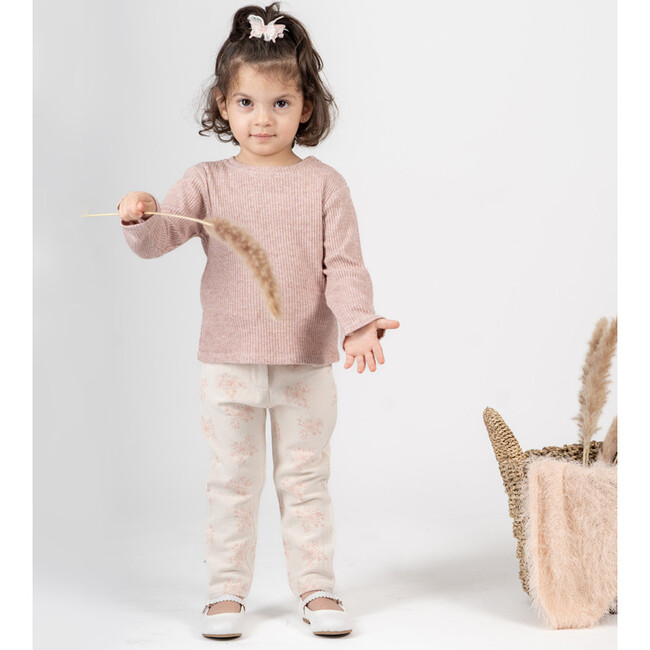 Cloe T-shirt, Pink Glitter - T-Shirts - 3