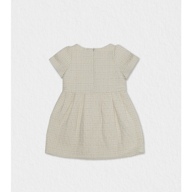 Cendy Dress, Off-White Gold - Dresses - 2
