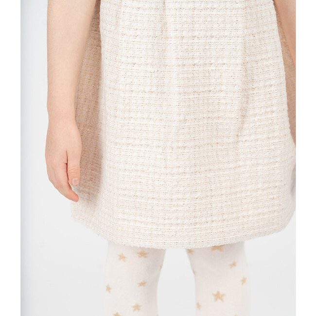 Cendy Dress, Off-White Gold - Dresses - 4