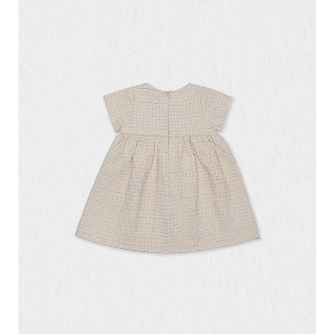 Cecille Baby Dress, Off-White Gold - Dresses - 2