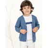 Cederique T-shirt, White Blue Letters - T-Shirts - 3