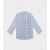 Azad Shirt, White Blue Paper - Button Downs - 2