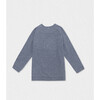 Alois Sweat, Blue Chiné - Sweaters - 2