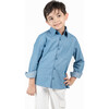 Achille Shirt, Blue Denim - Button Downs - 3