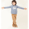 Alois Sweat, Blue Chiné - Sweaters - 4