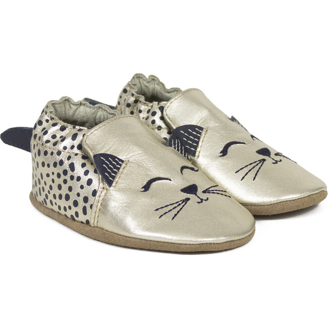 Celine Cat Soft Soles, Gold - Dress Shoes - 1