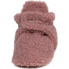 Sherpa Snap Booties, Soft Pink - Booties - 3