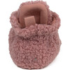 Sherpa Snap Booties, Soft Pink - Booties - 4