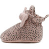 Animal Bow Bootie, Pink Leopard - Booties - 2