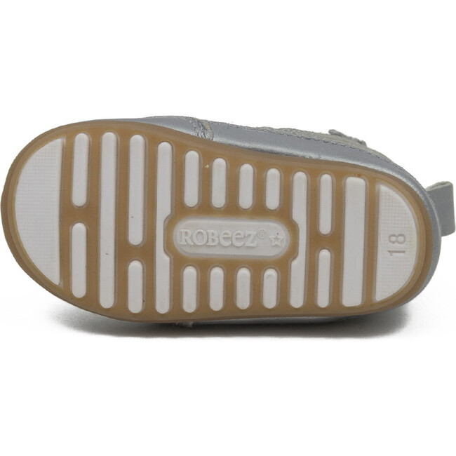 Migo Leather Sneakers, Silver - Sneakers - 5