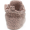 Animal Bow Bootie, Pink Leopard - Booties - 4