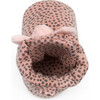 Animal Bow Bootie, Pink Leopard - Booties - 6