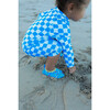 Looking Sharp Teal Spandex Aqua Shoe - Swim Shoes - 2
