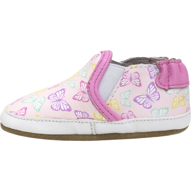 Fly Away With Me Lt Pink Canvas Soft Sole - Crib Shoes - 8