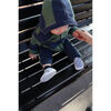 Baseball MVP Heather Grey Glow-in-the-dark Soft Sole - Crib Shoes - 2