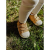 Joey Double Strap Canvas Sneakers, Tan - Sneakers - 2