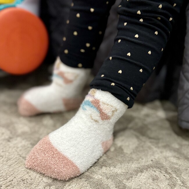 Cozy Unicorn Crew Sock, Assorted (6 Pack) - Socks - 2