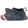 Shibori Shark Tie-Dye Print Aqua Shoes, Grey - Swim Shoes - 4