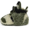 Cozy Camo Sherpa Snap Booties, Green Multi - Booties - 2