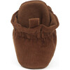 Felix Corduroy Snap Booties, Rust - Booties - 4 - thumbnail