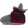 Jack Snap Booties, Grey - Booties - 2
