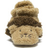 Lionel Faux Furry Snap Booties, Brown - Booties - 3