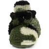 Cozy Camo Sherpa Snap Booties, Green Multi - Booties - 3