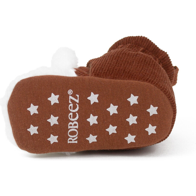 Felix Corduroy Snap Booties, Rust - Booties - 5