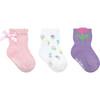 Tulip Garden Pink Girls 3pk Socks - Socks - 1 - thumbnail