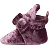 Bonnie Velvet Girls Snap Bootie, Pink - Booties - 8