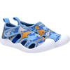 Shark Time Blue Spandex Water Shoe - Swim Shoes - 1 - thumbnail