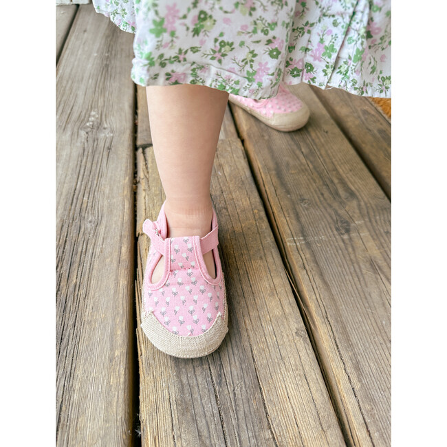 Tulips Blush Canvas Espadrille First Kick - Espadrilles - 2