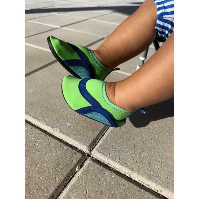 Scuba Green Spandex Aqua Shoe - Swim Shoes - 2