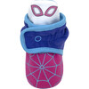 Ghost Spider Booties, Navy & Pink - Booties - 6