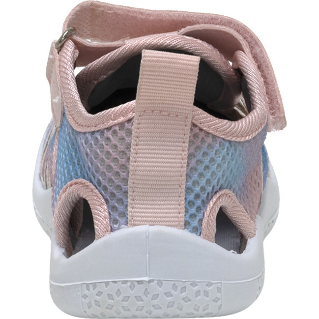 Gradient Mesh Sandals, Pink - Sandals - 4