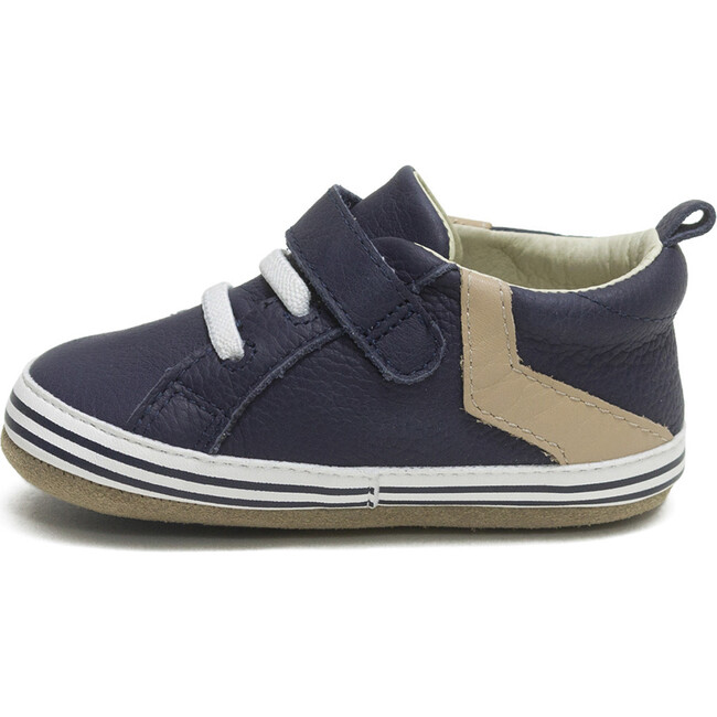 Adam Crib Shoes, Navy - Crib Shoes - 4