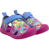 Kaleidoscope Tie Dye Water Shoes, Light Blue - Booties - 1 - thumbnail