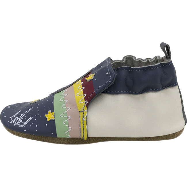 Rule the Galaxy Soft Sole Shoes, Blue - Crib Shoes - 2