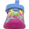 Kaleidoscope Tie Dye Water Shoes, Light Blue - Booties - 3