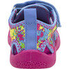 Kaleidoscope Tie Dye Water Shoes, Light Blue - Booties - 4