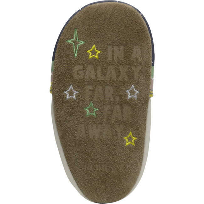 Rule the Galaxy Soft Sole Shoes, Blue - Crib Shoes - 5