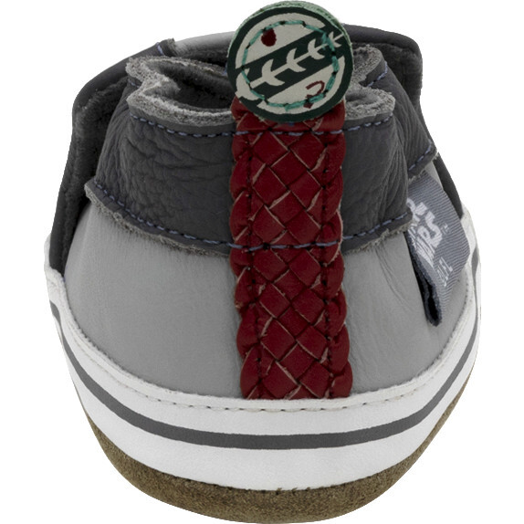 Boba Fett TM Soft Sole Shoes, Grey - Crib Shoes - 4