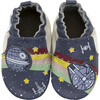 Rule the Galaxy Soft Sole Shoes, Blue - Crib Shoes - 6