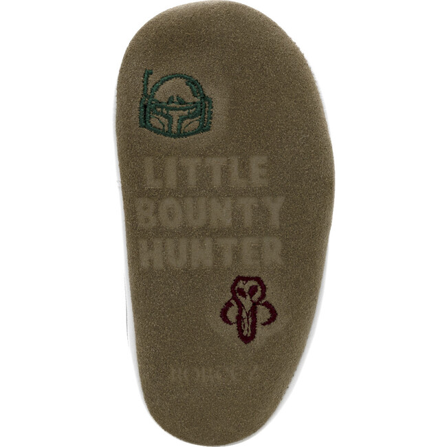 Boba Fett TM Soft Sole Shoes, Grey - Crib Shoes - 5