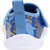Shark Time Blue Spandex Water Shoe - Swim Shoes - 4