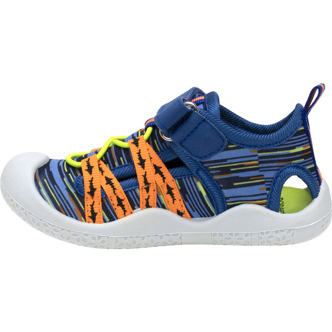 Space Dye Sharks Sandals, Blue - Sandals - 2